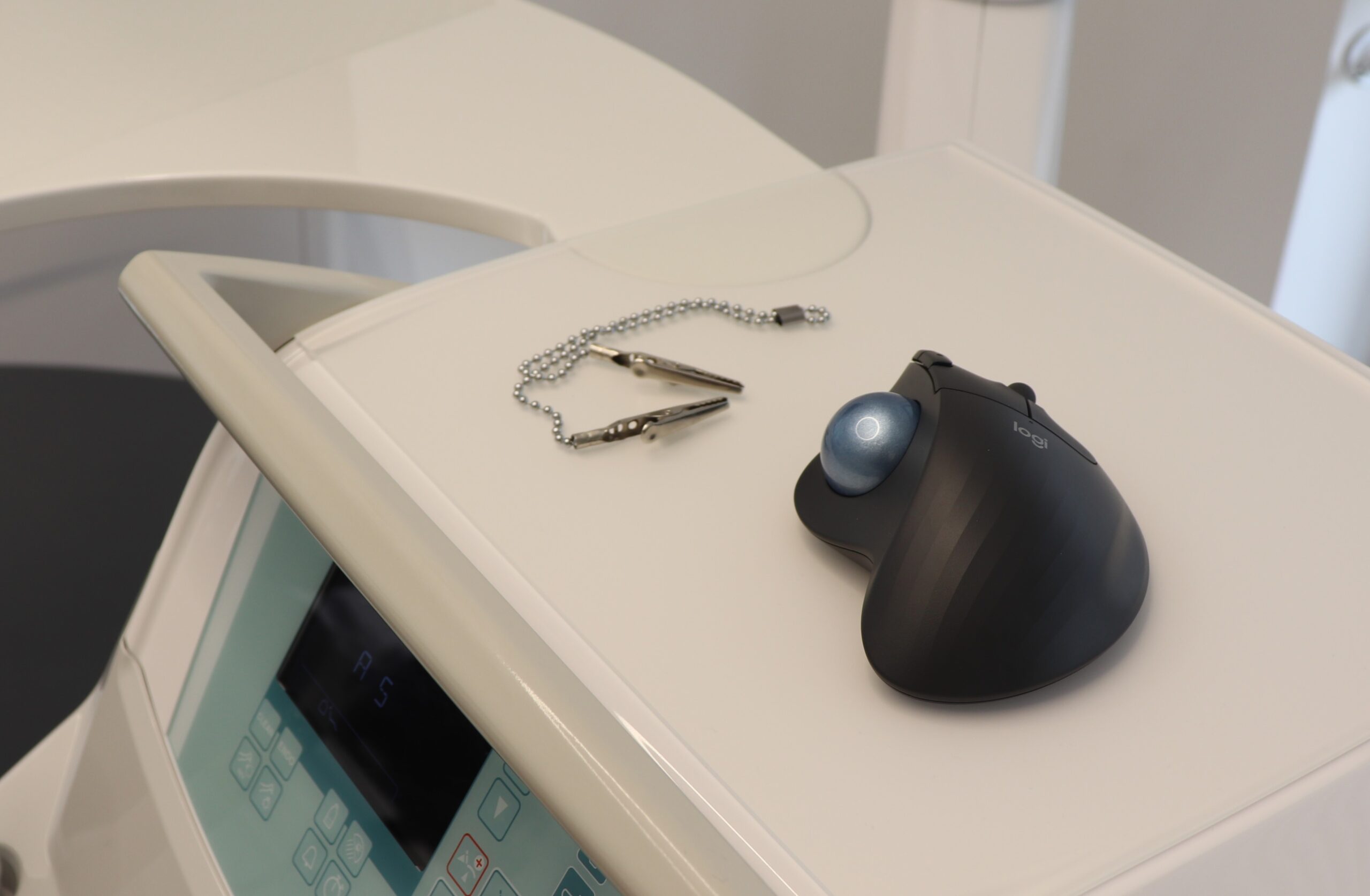 Bedienung Trackball